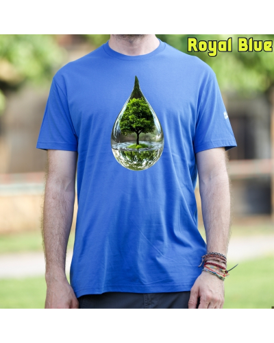 Camiseta Hombre Manga Corta-Gota KellyGreen