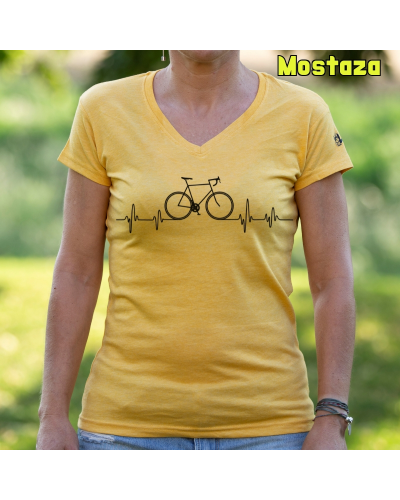 Camiseta Mujer manga corta - BICI LATIDO