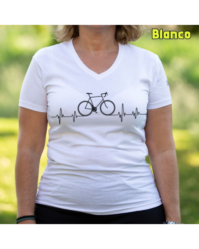 Camiseta Mujer manga corta - BICI LATIDO