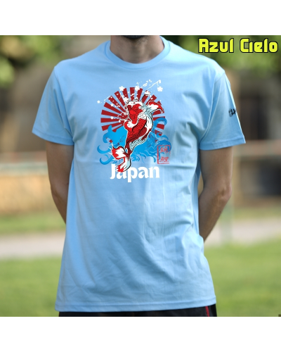 Camiseta Hombre Manga Corta-Red Japan Morado