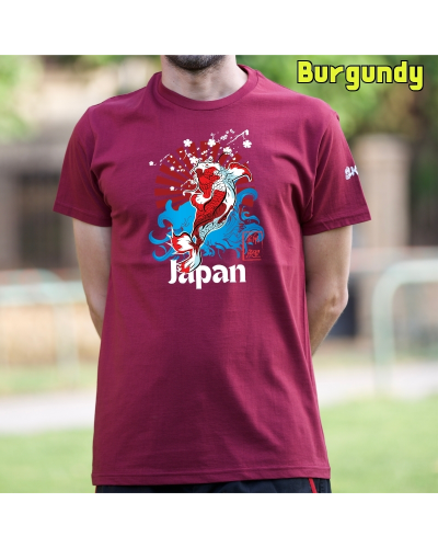 Camiseta Hombre Manga Corta-Red Japan Morado