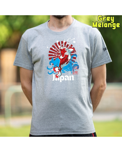 Camiseta Hombre Manga Corta-Red Japan Morado