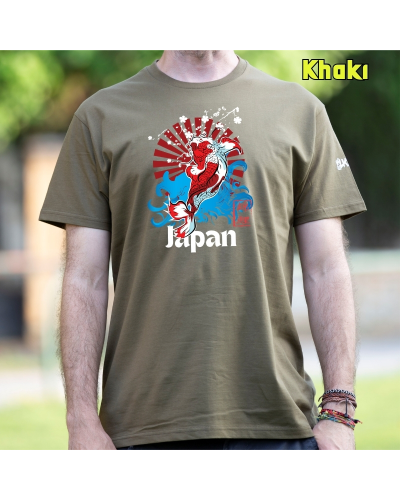 Camiseta Hombre Manga Corta-Red Japan Morado