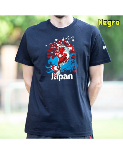 Camiseta Hombre Manga Corta-Red Japan Morado