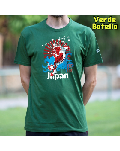 Camiseta Hombre Manga Corta-Red Japan Morado