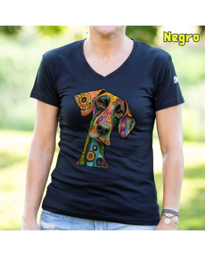 Camiseta Mujer Dog - manga corta