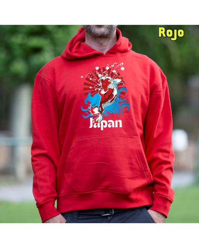 Sudadera Hombre Capucha-Red Japan Lavanda