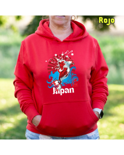 Sudadera Mujer Capucha-Red Japan Morado