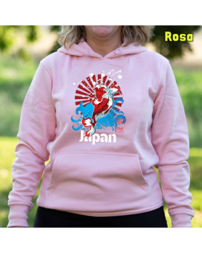 Sudadera Mujer Capucha-Red Japan Morado