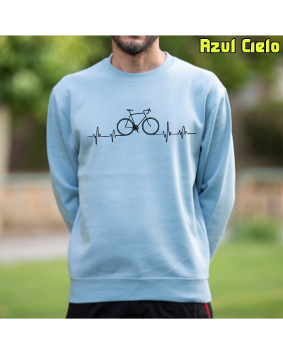 Sudadera Unisex BICI LATIDO - La Kamiseta K Buskas