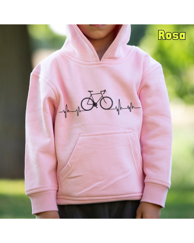Sudadera niño con capucha BICI LATIDO - La Kamiseta K Buskas