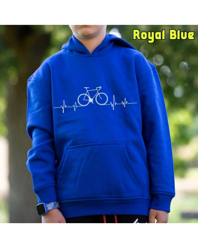 Sudadera niño con capucha BICI LATIDO - La Kamiseta K Buskas