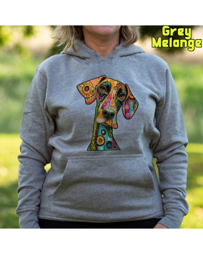 Sudadera mujer con capucha Dog  La Kamiseta K Buskas