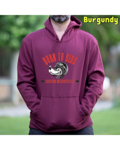 Sudadera Hombre Capucha-Custom Motor GreyMelange