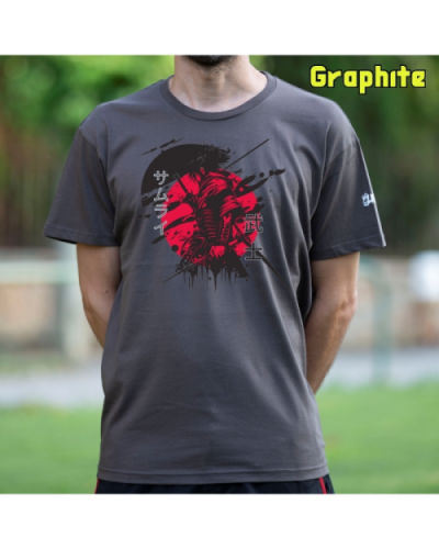 Camiseta Hombre Manga Corta-Red Samurai Lavanda