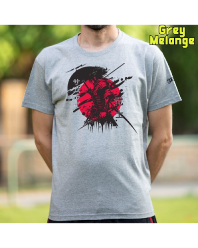 Camiseta Hombre Manga Corta-Red Samurai Lavanda