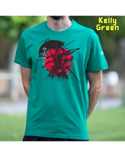 Camiseta Hombre Manga Corta-Red Samurai Lavanda