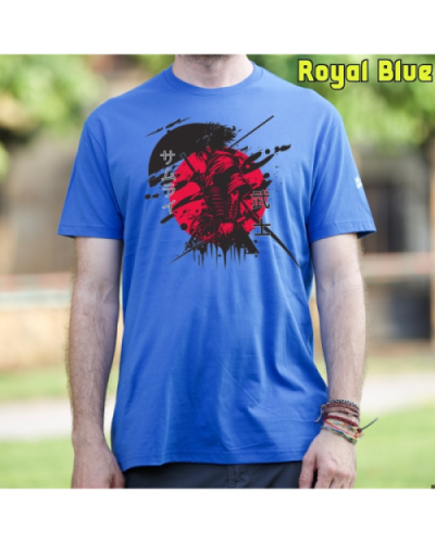 Camiseta Hombre Manga Corta-Red Samurai Lavanda