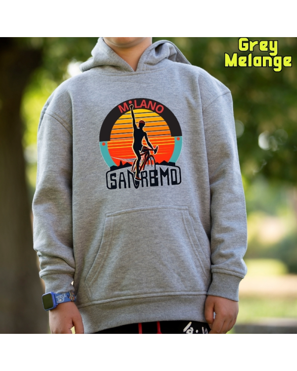 Sudadera niño con capucha MILANO SAN REMO  La Kamiseta K Buskas