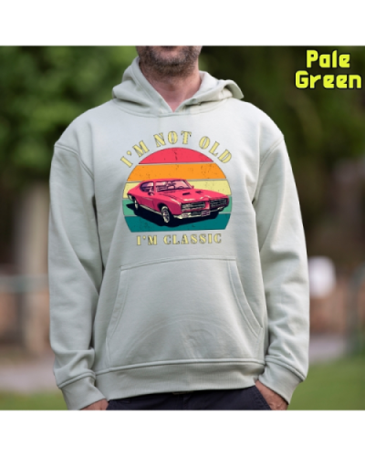 Sudadera Hombre Capucha-Soy un Clásico Negro