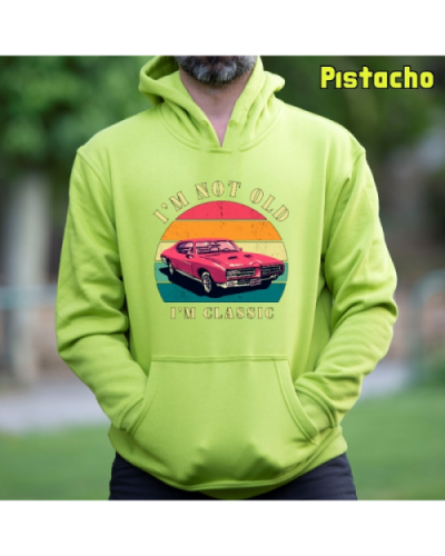 Sudadera Hombre Capucha-Soy un Clásico Negro