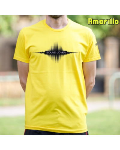 Camiseta Hombre Manga Corta-Sound Lover Graphite