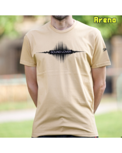 Camiseta Hombre Manga Corta-Sound Lover Graphite