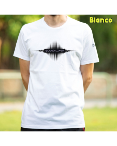 Camiseta Hombre Manga Corta-Sound Lover Graphite