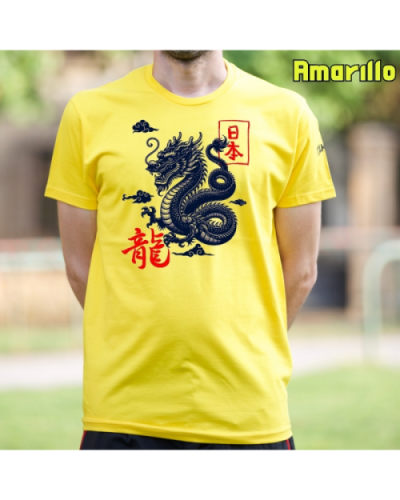 Camiseta Hombre Manga Corta-Dragón Arena