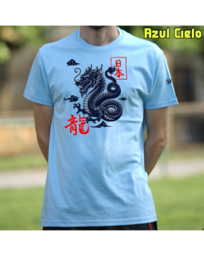 Camiseta Hombre Manga Corta-Dragón Arena