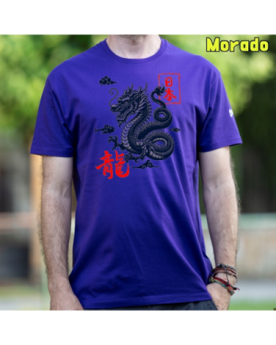 Camiseta Hombre Manga Corta-Dragón Arena