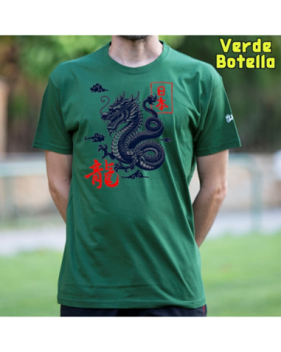 Camiseta Hombre Manga Corta-Dragón Arena
