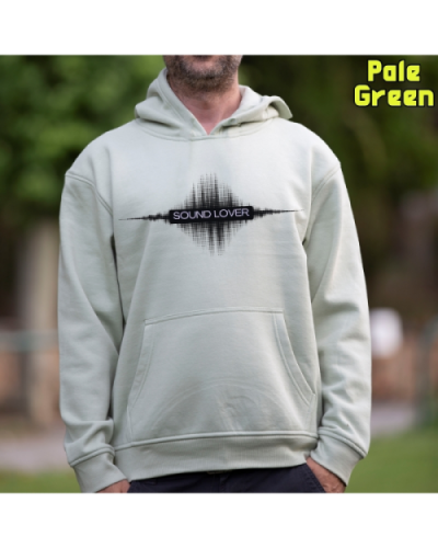 Sudadera Hombre Capucha-Sound Lover Graphite