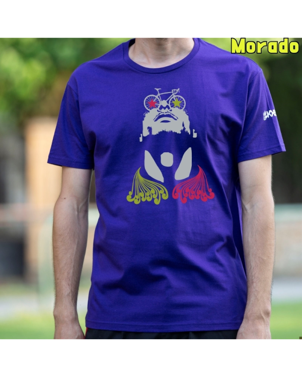 Camiseta hombre BIKE GLASESS - manga corta