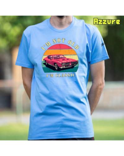 Camiseta Hombre Manga Corta-Soy un Clásico Negro