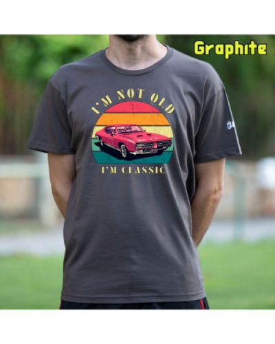 Camiseta Hombre Manga Corta-Soy un Clásico Graphite