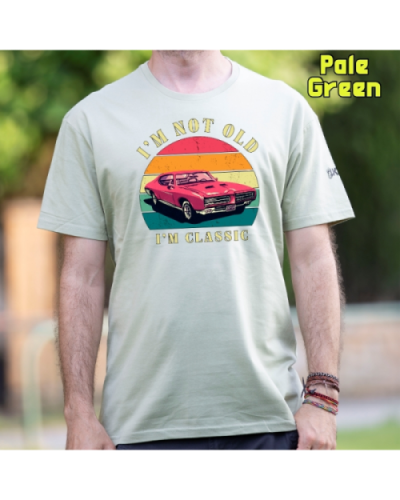 Camiseta Hombre Manga Corta-Soy un Clásico Negro