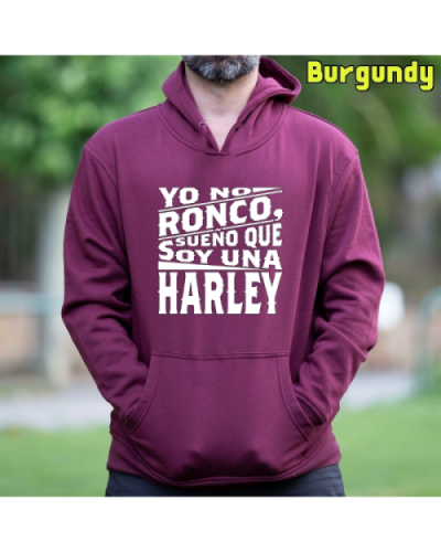 Sudadera Hombre Capucha-Yo no ronco. Negro