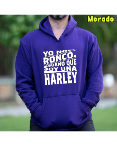 Sudadera Hombre Capucha-Yo no ronco. Negro