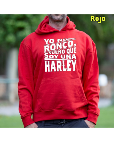Sudadera Hombre Capucha-Yo no ronco. Negro