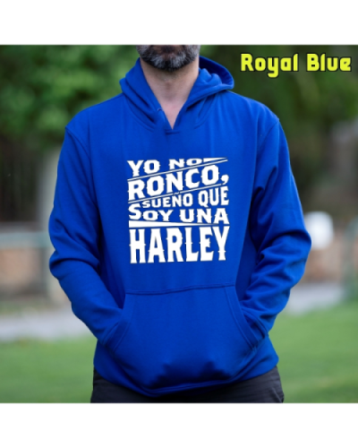 Sudadera Hombre Capucha-Yo no ronco. Negro