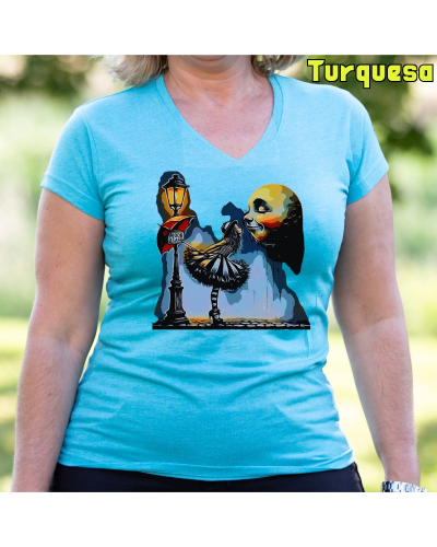 Camiseta Mujer Moon Place - manga corta