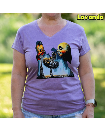 Camiseta Mujer Moon Place - manga corta