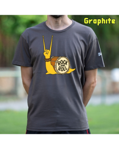 Camiseta Hombre Manga Corta-CaraRock Graphite