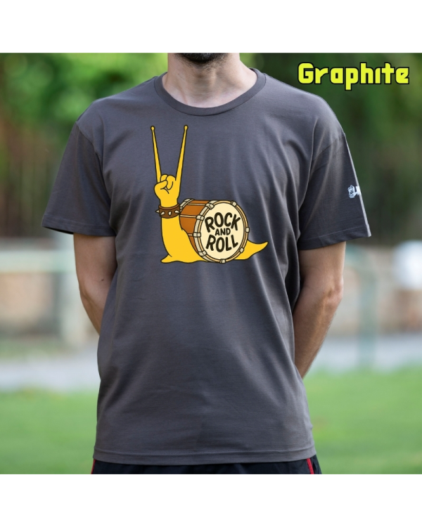 Camiseta Hombre Manga Corta-CaraRock Graphite