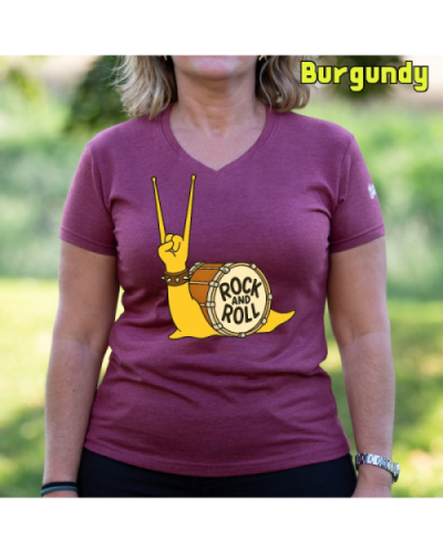 Camiseta Mujer Manga Corta-CaraRock Charcoal