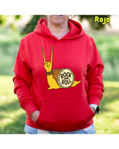 Sudadera Mujer Capucha-CaraRock Pistacho