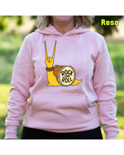 Sudadera Mujer Capucha-CaraRock Pistacho