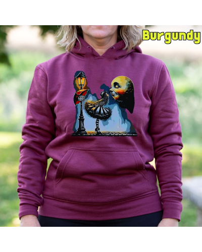 Sudadera mujer con capucha Moon Place  La Kamiseta K Buskas