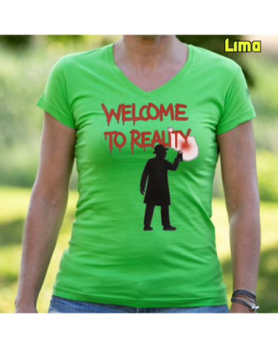 Camiseta Mujer Manga Corta-Welcome to Reality Lima